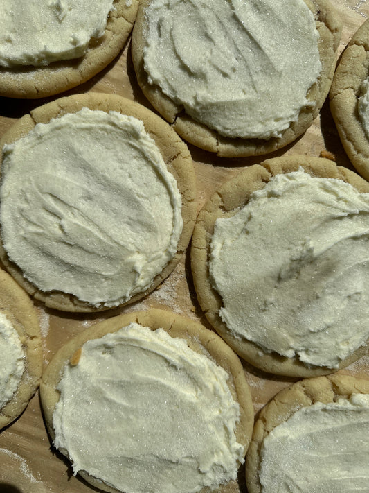 Vanilla almond sugar cookie